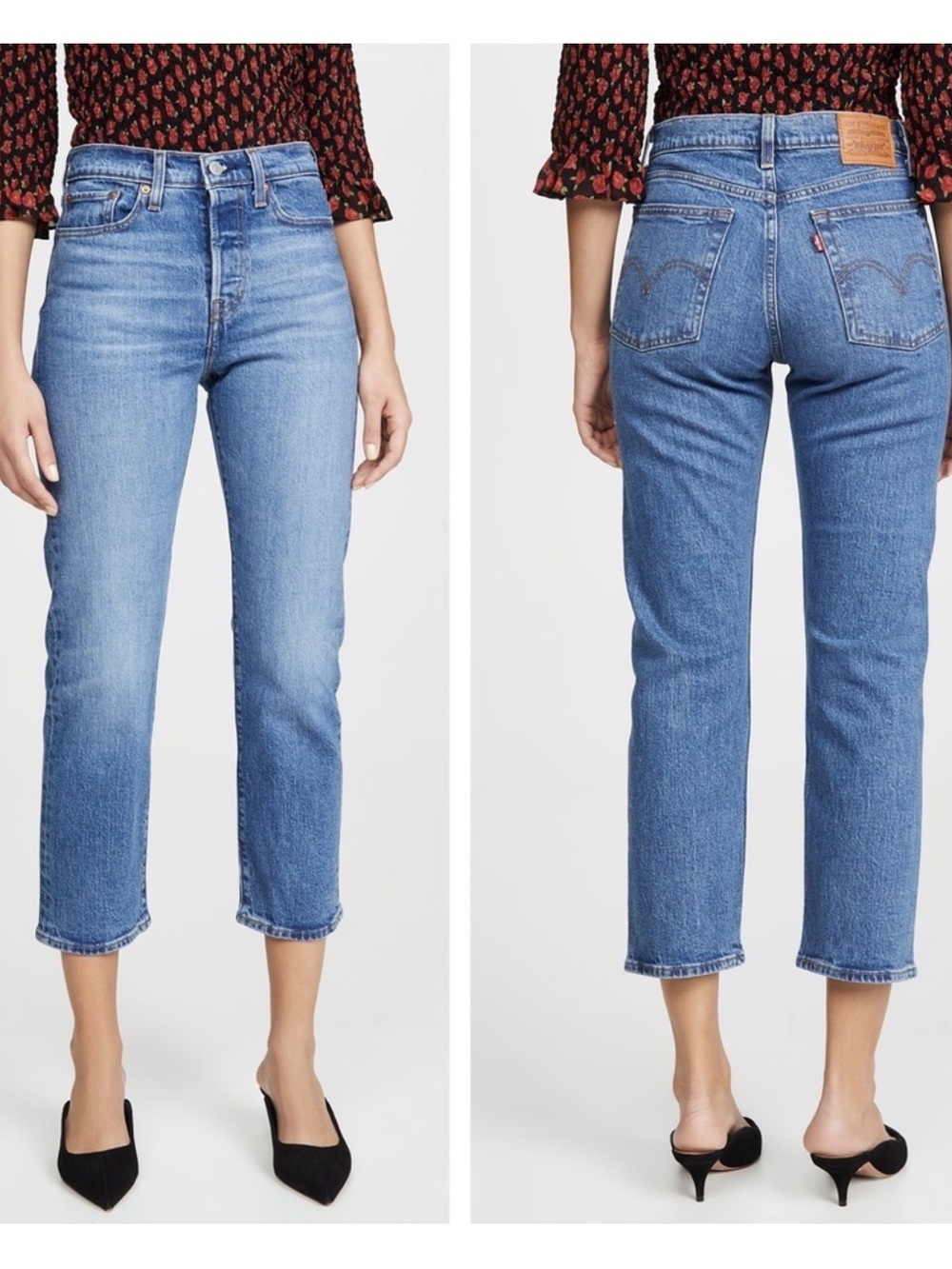 NWT🔖Levi's Wedgie Straight Jean in Jive Sound size 24